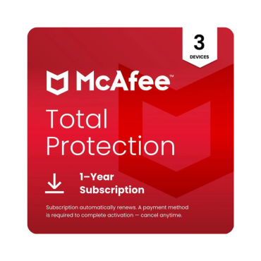 McAfee Total Protection – Antivirus, VPN & Identity Monitoring