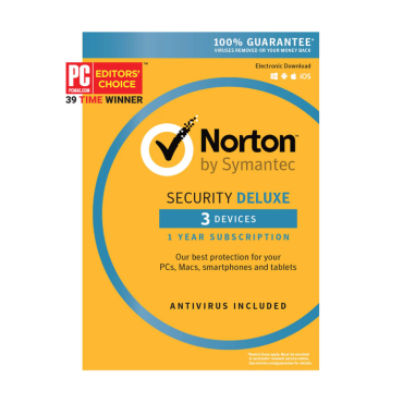Norton Security Deluxe, 3 Device for Windows/Mac/Andriod/iOS